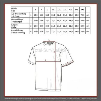 MFH T-shirt US en coton, manches courtes, noir, 170 g/m&sup2;