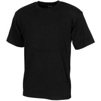 MFH T-shirt US en coton, manches courtes, noir, 170 g/m&sup2;