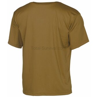 MFH Tactical T-Shirt korte mouw, coyote tan, (160 g/m&sup2;)