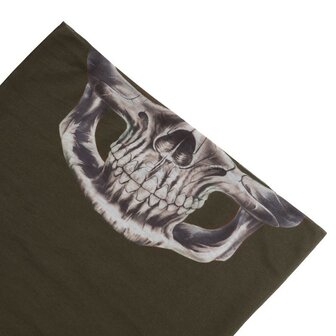 M-Tac lightweight multifunctional tube scarf "Reaper Skull", OD green