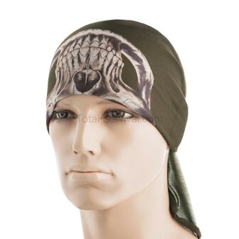 M-Tac lightweight multifunctional tube scarf "Reaper Skull", OD green