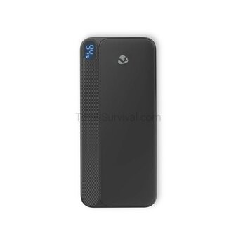 Nedis Draagbare Powerbank PD3.0 20W, 10.000 mAh, zwart