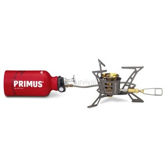 Primus Optimus Ti multifuel brander met brandstoffles en tas