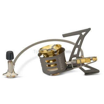 Primus Optimus Ti multifuel brander met brandstoffles en tas