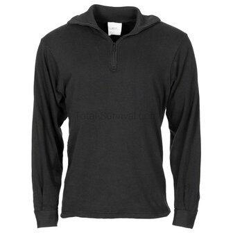 Britisches Langarmhemd Extreme Cold Weather ECW Norgie, schwarz