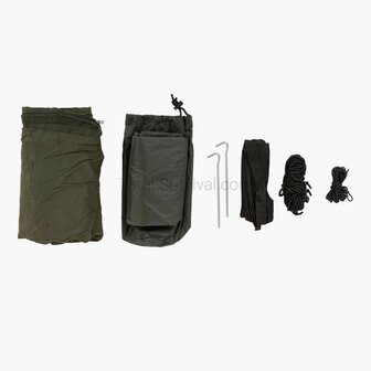 Highlander Crusader hammock with tarp and mosquito net