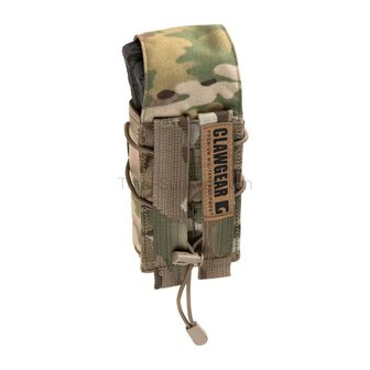 Clawgear Single Mag Stack Flap Pouch Core 5.56 double magazine pouch Molle, Multicam