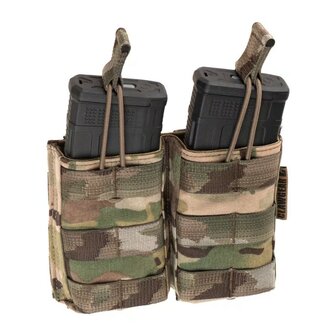 Clawgear 5.56 AR/AK Open Double Mag Core double magazine pouch Molle, Multicam