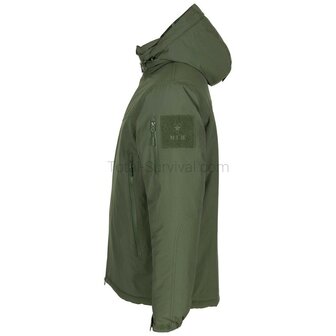 MFH veste thermique Softshell ECWCS niveau 7, coupe-vent et d&eacute;perlante, vert olive