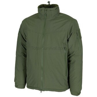 MFH veste thermique Softshell ECWCS niveau 7, coupe-vent et d&eacute;perlante, vert olive