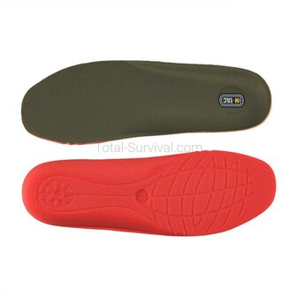 M-Tac double foam insoles active duty,green/red