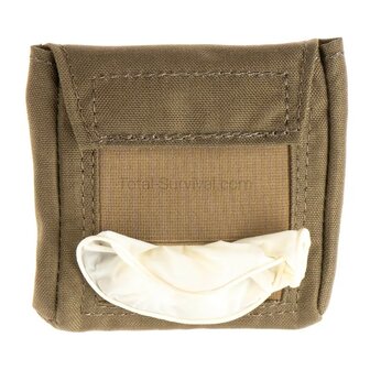 Templar's Gear dispenser pouch for medical gloves IRR Molle, Coyote tan