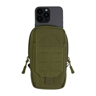 Mil-Tec Fieldcom Molle Smartphone Pouch, OD green