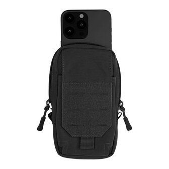 Mil-Tec Fieldcom Molle Smartphone Pouch, black