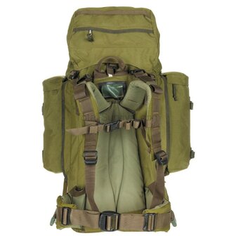Berghaus Crusader Rucksack 90 + 20 mit Seitentaschen, oliv gr&uuml;n