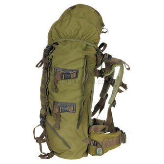 Berghaus Crusader Rucksack 90 + 20 mit Seitentaschen, oliv gr&uuml;n