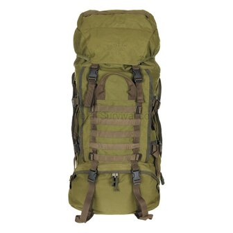 Berghaus Crusader Rucksack 90 + 20 mit Seitentaschen, oliv gr&uuml;n