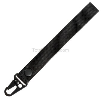 MFH tactical keychain II, for Molle system or belts, black