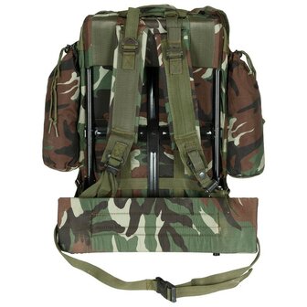 Turkish Army Alice Pack Field Backpack with Metal Carrying Frame 55L, Forest camo