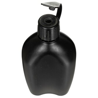 Avon canteen 1L with connection for gas masks, black
