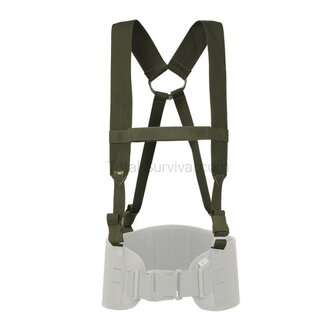 M-Tac Elite PLCE webbing suspenders for combat belts, Ranger green