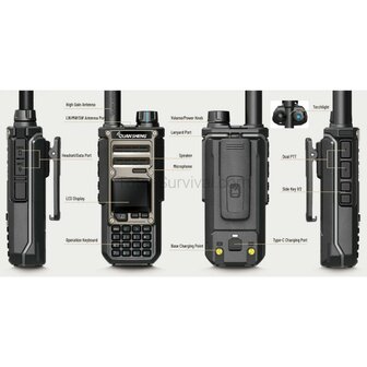 Quansheng TK-11(8) EU Multi-band Transceiver
