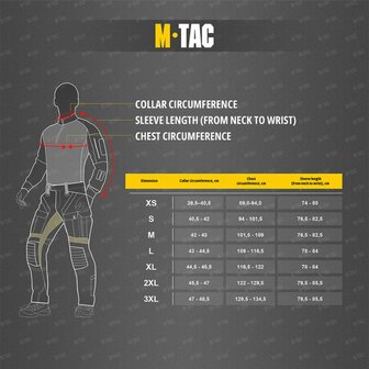 M-Tac UBAC Combat Shirt Langarm, Gen.II Pro Nyco, Black Multicam