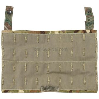 British Army Osprey MK4 plate carrier Molle front plate, MTP multicam