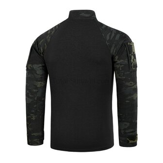 M-Tac UBAC Combat Shirt Langarm, Gen.II Pro Nyco, Black Multicam