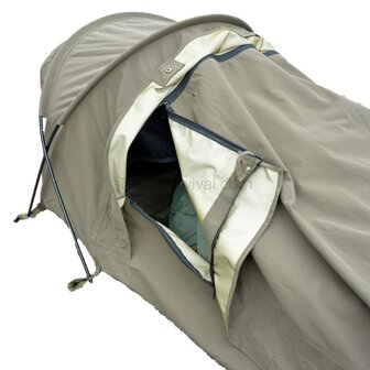 Callida Norka single Bivvy Tent from the Polish Army, breathable, water-repellent, olive green