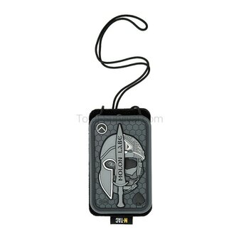 M-Tac tactical badge holder for ID cards with velcro patch and drawstring, black