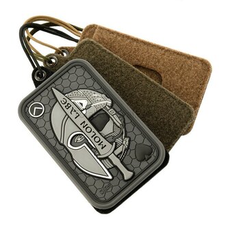 M-Tac tactical ID badge holder with velcro patch and drawstring, Coyote tan