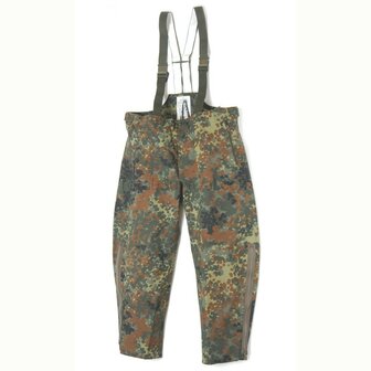 German Bundeswehr Gore-Tex rain suit 2-piece, 3-layer laminate, Flecktarn