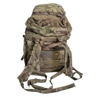 British Bergen Rucksack und Rahmen INF Short Convoluted Back, MTP IRR Multicam