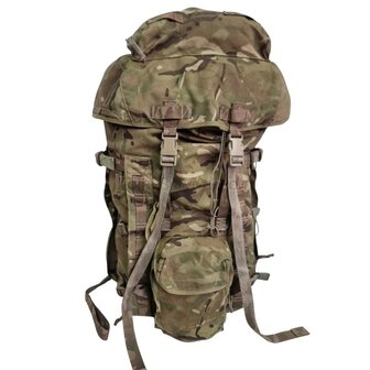 Britischer Bergen Rucksack und Rahmen INF Long Convoluted IRR, MTP Multicam