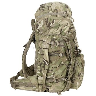 Britisher Bergen Rucksack und Rahmen INF Short Convoluted Back, MTP IRR Multicam