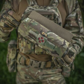 M-Tac horizontale medische oproltas Elite, IFAK, Multicam