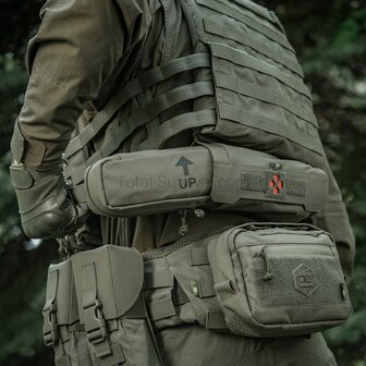 M-Tac horizontale medische oproltas Elite, IFAK, Ranger green