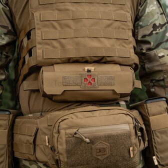 M-Tac horizontale medische oproltas Elite, IFAK, coyote tan
