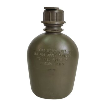 US army canteen 1QT / 950 ml with M1 NBC screw cap for gas masks, OD green