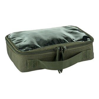 101 Inc Hexagon organizer transparent medium Molle, OD Green
