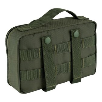 101 Inc Hexagon organizer transparent medium Molle, OD Green