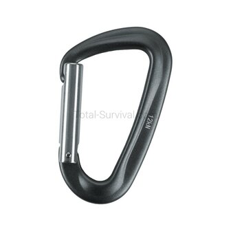 M-Tac Aluminium Karabiner 7.8 &times; 4.5 cm 12kN Typ 1, grau