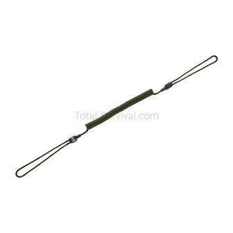 M-Tac universelle Sicherungsleine Lite 28 cm &ndash; 130 cm, olivgr&uuml;n
