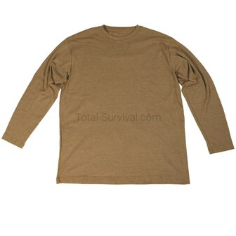 Chemise &agrave; manches longues britannique Heathcoat, unisexe, pour temps chaud, ignifug&eacute;e (FR), d&eacute;sert