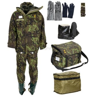Bois CZ chemical protective NBC Schutzanzug FOP 96 MKI, 2-teilig, CZ M95 camo