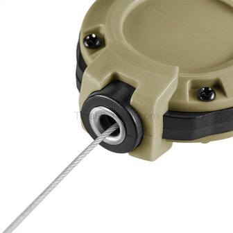 M-Tac extendable carabiner with drawstring, Coyote tan