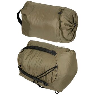 Czech Army mummy sleeping bag, 2-layer filling, winter, modular, olive green