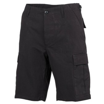 MFH BDU bermuda broek, Ripstop, Zwart