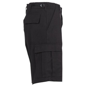 MFH BDU bermuda broek, Ripstop, Zwart